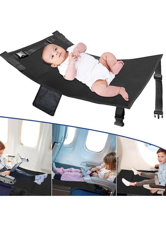 MostNow Airplane Bed for Toddlers, Toddler Aircraft Bed Child Seat Extender Portable Toddler Travel Seat Aircraft Leg Rest Child Lying Down Baby Travel Essentials Flight Sleep - Image 1