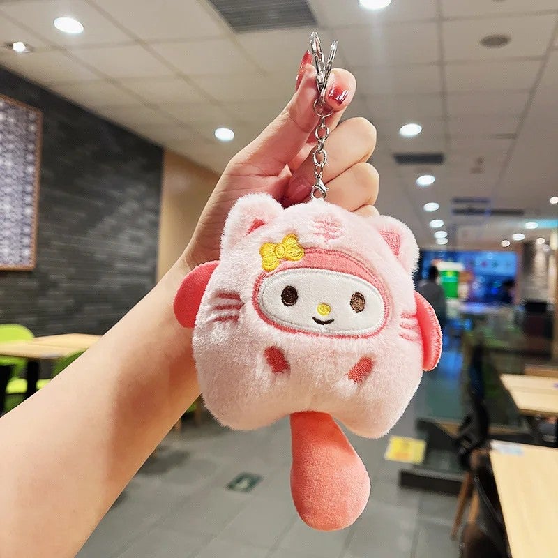 Y&D Cute Plush Small Accessories Cartoon Keychains and Doll Backpack Pendants-Various Styles of Stuffed Animal Toys - Image 4