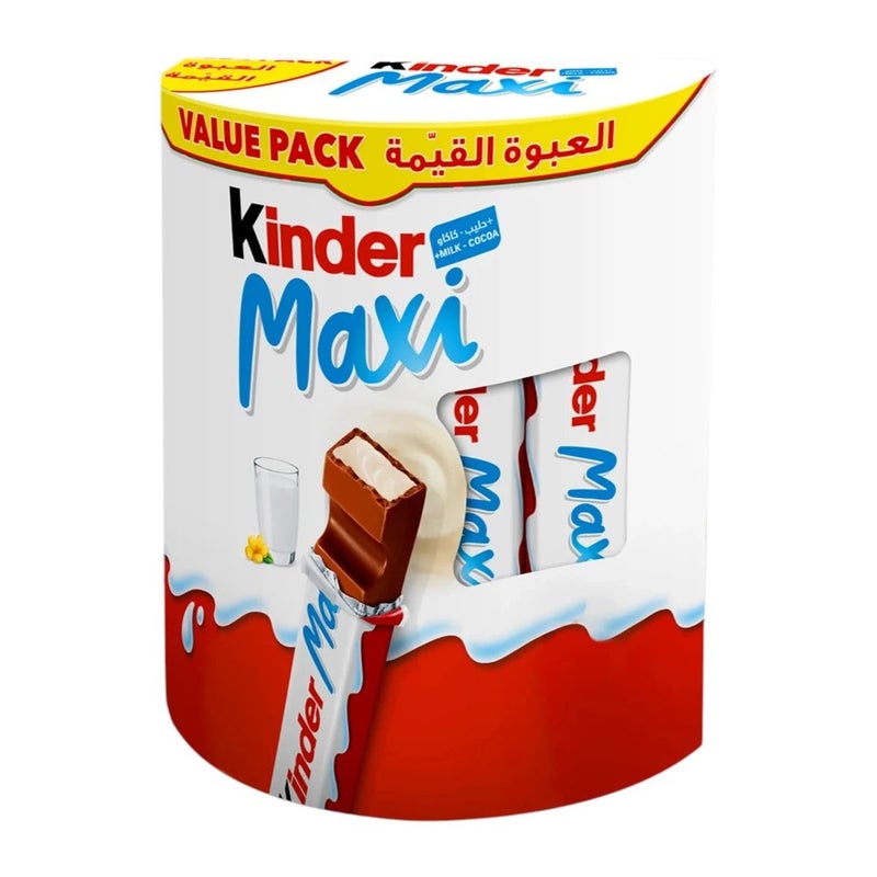 شوكولاتة كيندر ماكسي بالحليب والكاكاو - 21 جرام × 11 بار