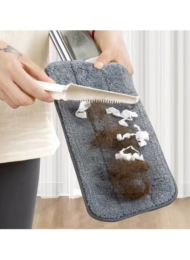 40*12CM Manual Spray Mop with Stainless Steel Pole Microfiber Head for Floor Cleaning Wet/Dry Use 500ml Refillable Bottle Eco-friendly - Image 3