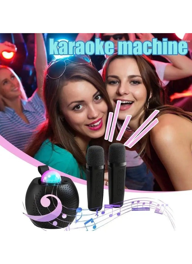 Generic Microphones Karaoke Machine Voice Changing With 2 Wireless Light Designs for Indoor Outdoor Fun  - Image 2