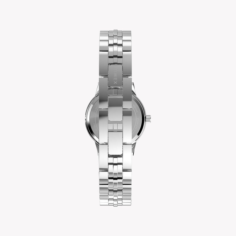 TIMEX Womens Silver Tone Case & Bracelet with Mother of Pearl Dial TW2Y38400 - Image 3