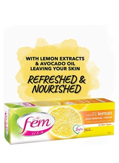 fem Pack Of 2 Hair Removal Cream With Refreshing Lemon  - Image 5