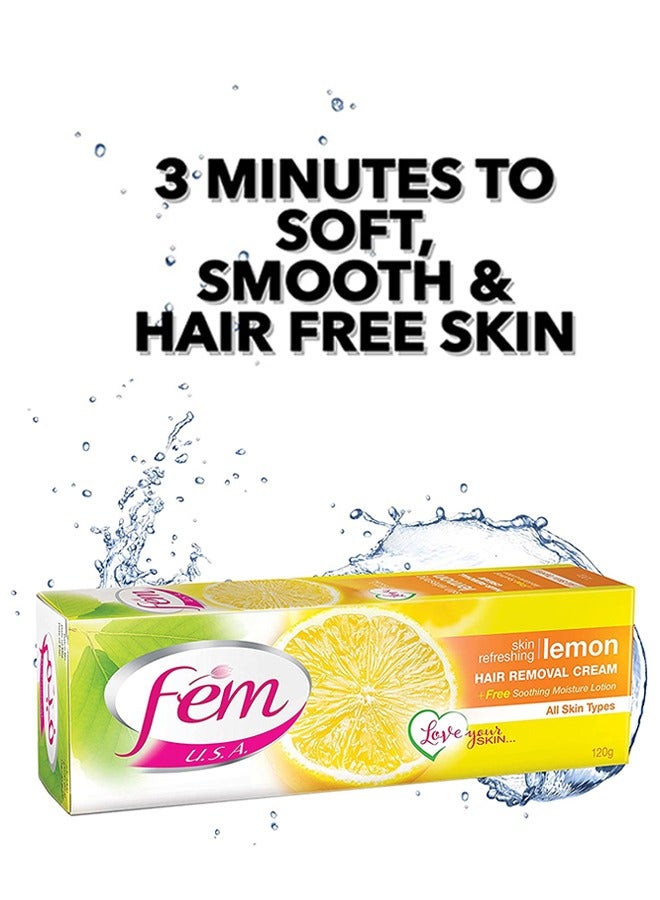 fem Pack Of 2 Hair Removal Cream With Refreshing Lemon - Image 3