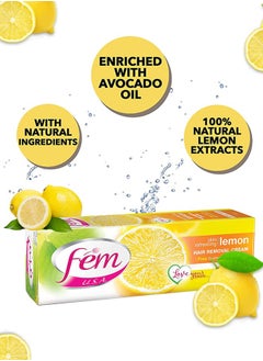 fem Pack Of 2 Hair Removal Cream With Refreshing Lemon  - Image 4