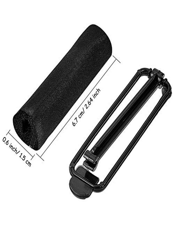 WILLBOND 40 Pieces Satin Foam Rollers Hair Sponge Rollers Perm Rods Wave Curlers For Hairdressing Hair Styling Supplies (Black 0.6 Inch) - Image 2