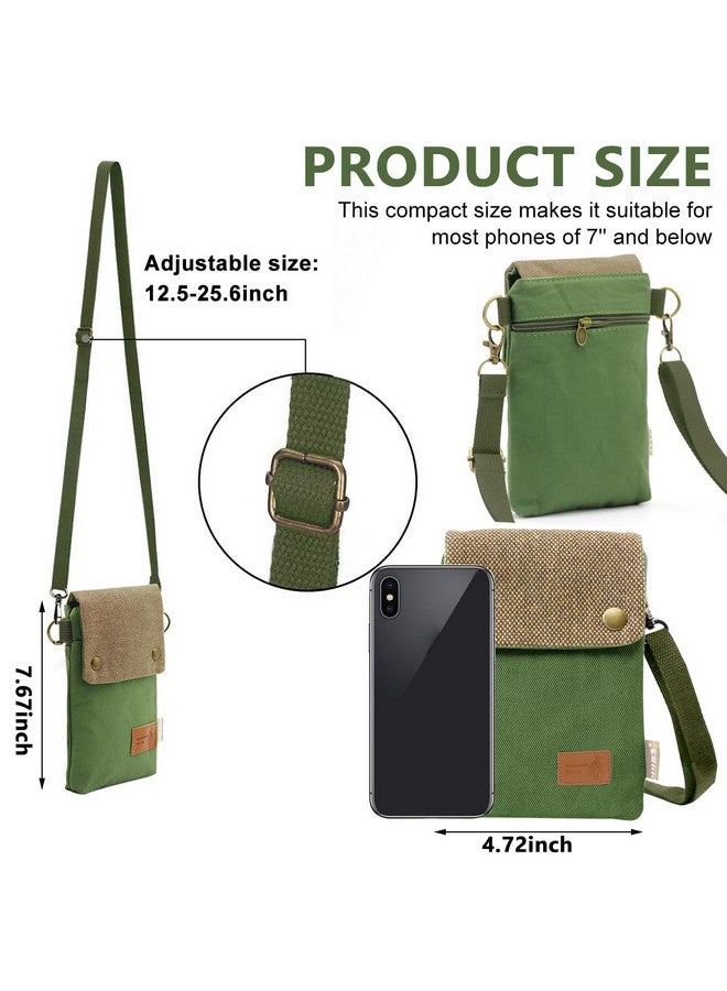 PALAY PALAY® Sling Bag for Women Canvas Mini Mobile Pouch Credit Card Fashion Shoulder Bag Crossbody Bags for Women Wallets with Detachable Shoulder Strap  - Image 2