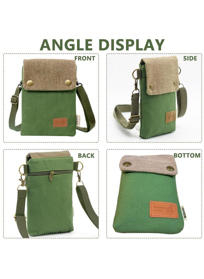 PALAY PALAY® Sling Bag for Women Canvas Mini Mobile Pouch Credit Card Fashion Shoulder Bag Crossbody Bags for Women Wallets with Detachable Shoulder Strap  - Image 4