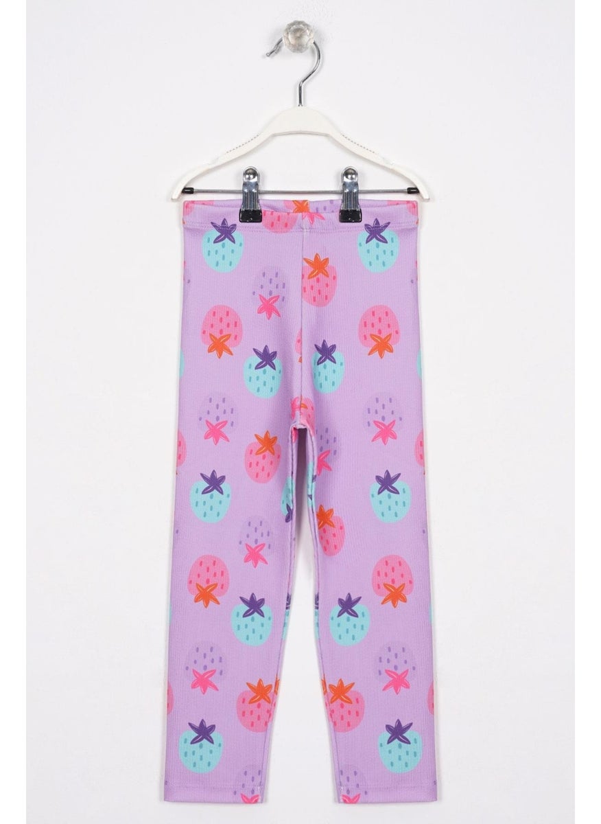 WEWE 524004 Girl 3-7 Years Old Patterned Tights  - Image 1