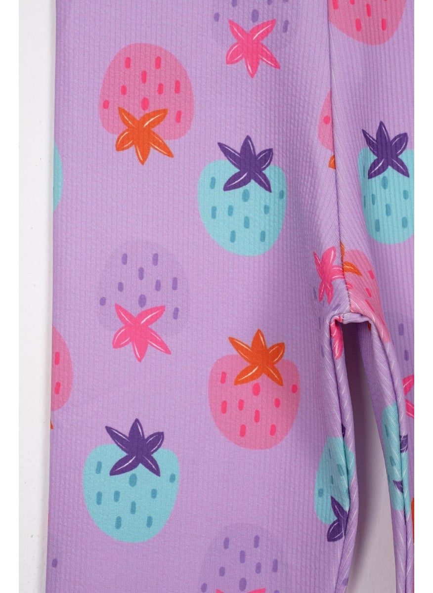 WEWE 524004 Girl 3-7 Years Old Patterned Tights  - Image 2