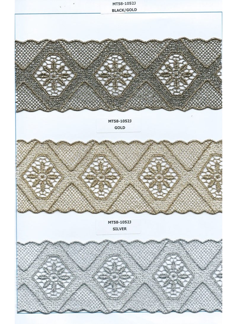Jap Met Cut Lace 15Y 2.75inch (Mt58-1052J)