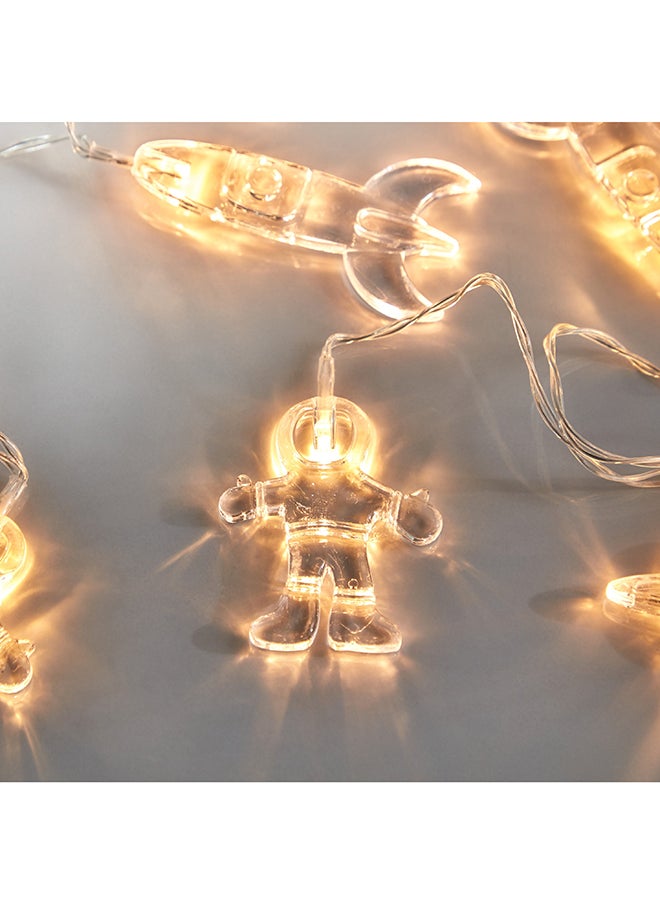 Home Box - Infinity 10-LED 2AA Acrylic Space Element String Light 165 x 5 x 5 cm - Image 1