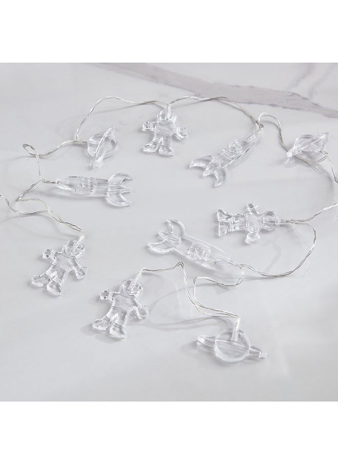Home Box - Infinity 10-LED 2AA Acrylic Space Element String Light 165 x 5 x 5 cm - Image 1