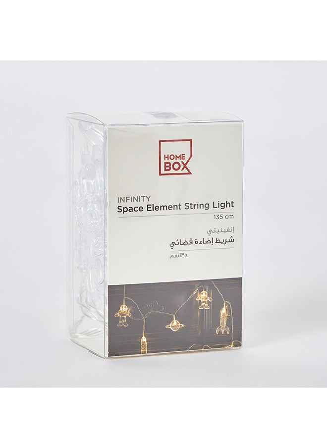 Home Box - Infinity 10-LED 2AA Acrylic Space Element String Light 165 x 5 x 5 cm - Image 1