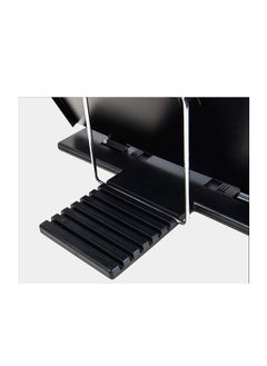 Generic Metal Adjustable Desktop Reading Stand / Copy Holder -Free Metal Writing Desk Book Holder, Suitable for Books, Documents, and Paper Draft Reading, Black Color  - Image 4