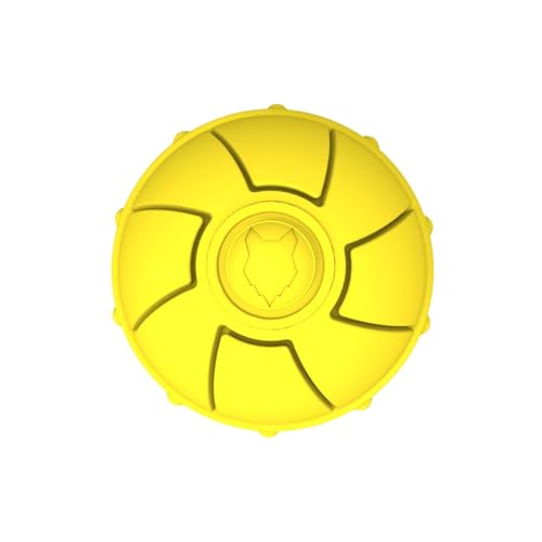 Fenrir Dog Ball High Bouncing Yellow Rubber for Fetch Recall 25 Inch Durable Floating Dog Toy Water Retrievable Interactive Ball for All Breeds Medium - Image 1