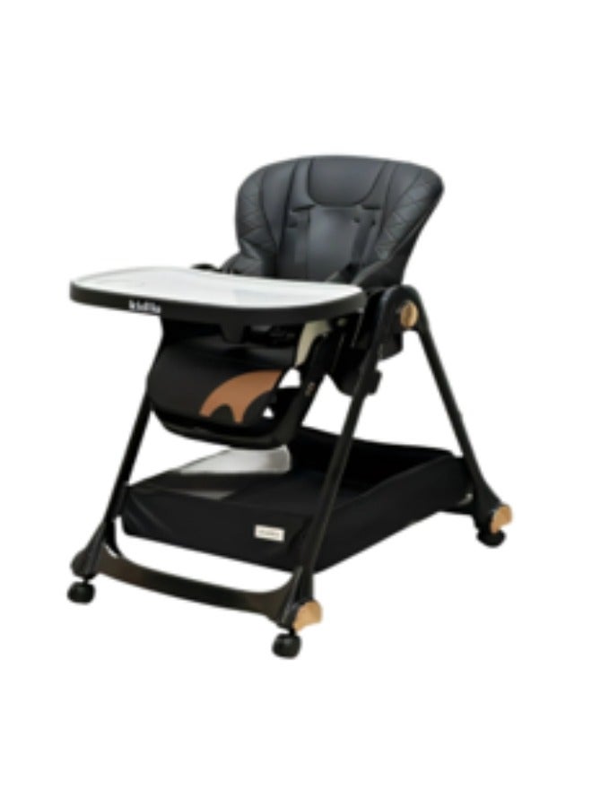 Kidilo Food Chair Kidilo KT908, Multi-Position High Chair with Recline and Storage