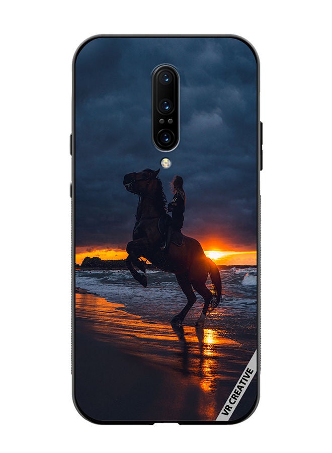 VR CREATIVE Protective Case Cover For OnePlus 7 Pro Horse1 Design Multicolour - Image 1