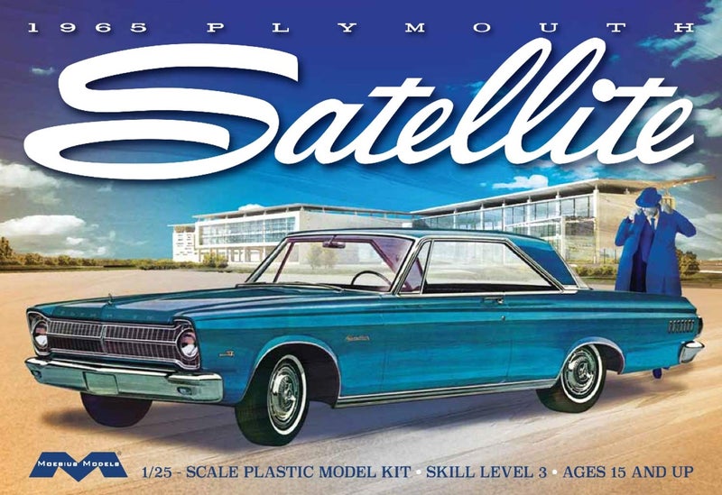 Moebius Models Moebius 1215 1965 Plymouth Satellite Model Car Kit - Image 1