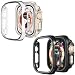 Yrzper Compatible with Apple Watch Ultra 321 49mm Hard PC Case Cover Impact Resistant Shockproof AllAround Edge Protective Bumper Cover BlackClear - Image 2