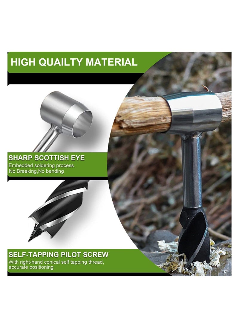Generic Bushcraft Gear for Survival, Bushcraft Gear and Manual Auger, Manual Hole Maker for Camping and Outdoor Backpacking Gear  - Image 2