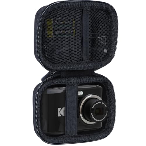 Lebakort Storage Case Compatible with KODAK PIXPRO Friendly Zoom FZ45 FZ55 16MP Digital Camera (Black Case) - Image 2