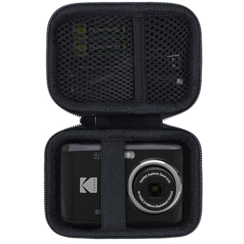 Lebakort Storage Case Compatible with KODAK PIXPRO Friendly Zoom FZ45 FZ55 16MP Digital Camera (Black Case) - Image 1