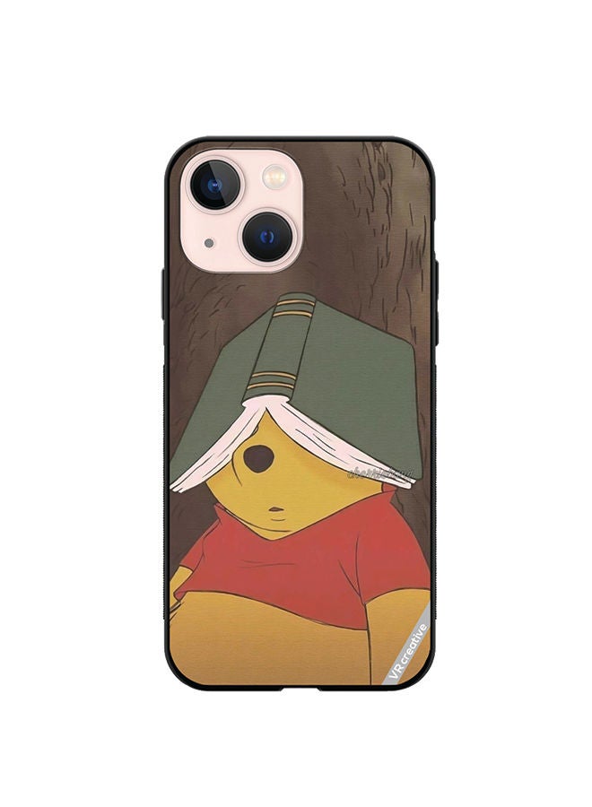 Protective Case Cover For Apple iPhone 13 mini Pooh Design Multicolour