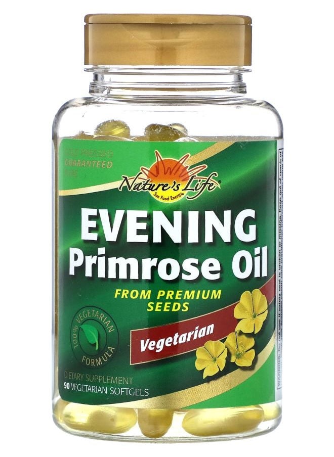 Nature's Life Vegetarian Evening Primrose Oil 90 Vegetarian Softgels 