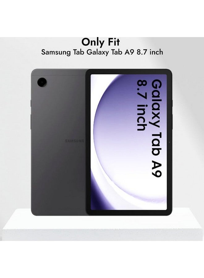 Robustrion Cover for Samsung Galaxy Tab A9 Cover Case 8.7 inch, Deer Pattern Flip Stand Cover Case for Samsung Galaxy Tab A9 Tablet Cover [SM-X110/X115/X117] - Black - Image 2