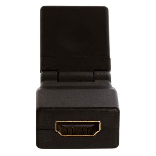 Cmple - HDMI Extender 4K HDMI Swivel Adapter, Female to Female Swiveling Port Saver (90 Degree Up & Down) Extension for Video Cables, TV, Monitor, Projector, Laptop, PC - Image 2