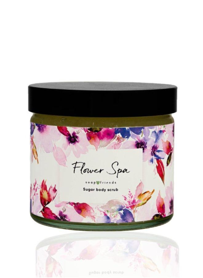 Soap&Friends Soap&Friends Exfoliating Salt and Sugar Body Scrub Flower SPA, for Dead Epidermis - 250ml  - Image 1