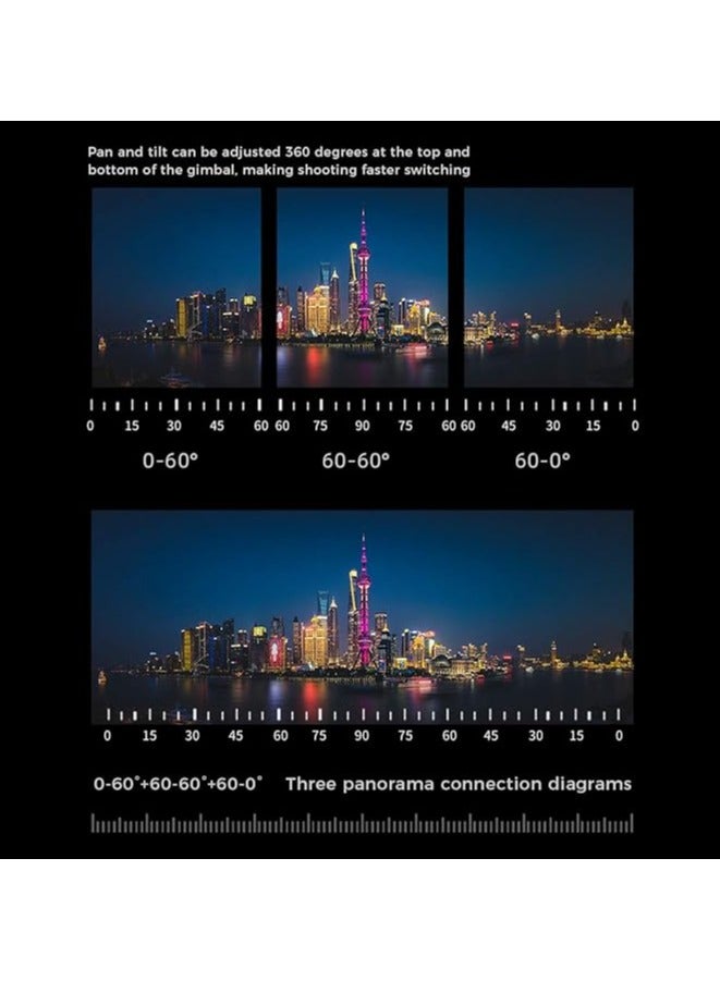 يولانزي رأس كروي معدني ULANZI U-70 للقاعدة الباردة – حامل دوار 360 درجة مع مسمار 1/4 إنش للميكروفونات، الإضاءة، والكاميرات - Image 5
