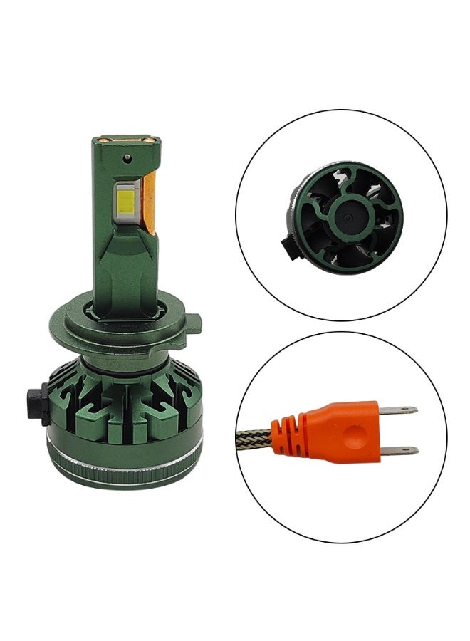 xozgdovg New LED car headlight H7 ultra bright strong light spotlighting high and low beam integrated 85W headlight bulb high-power headlight (1 unit/box) - Image 1