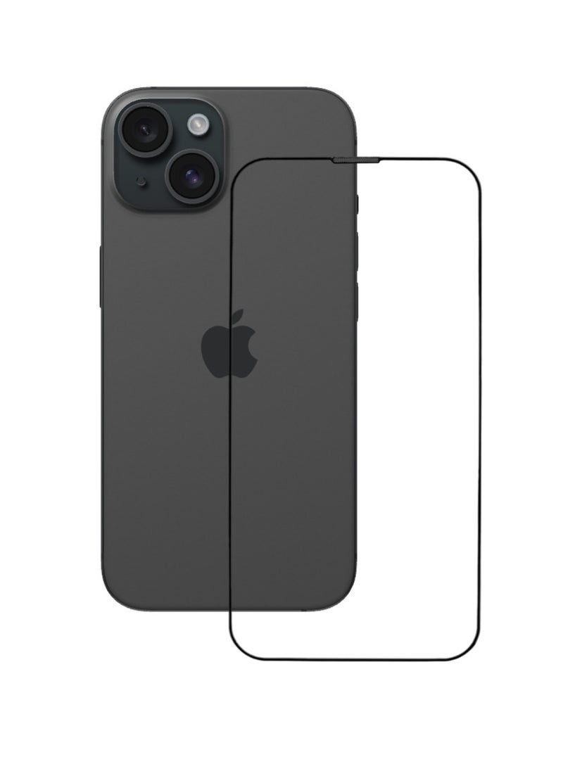 ACLIX Antistatic ESD Dustproof Premium Quality High Definition Tempered Glass Screen Protector Designed For  iPhone 15 Plus - Image 1
