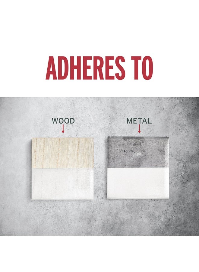 رست أوليوم طلاء Rust-Oleum 7792504-4PK Stops Rust Brush On، ربع جالون (عبوة من 4 قطع)، أبيض لامع، 128 أونصة سائلة - Image 5