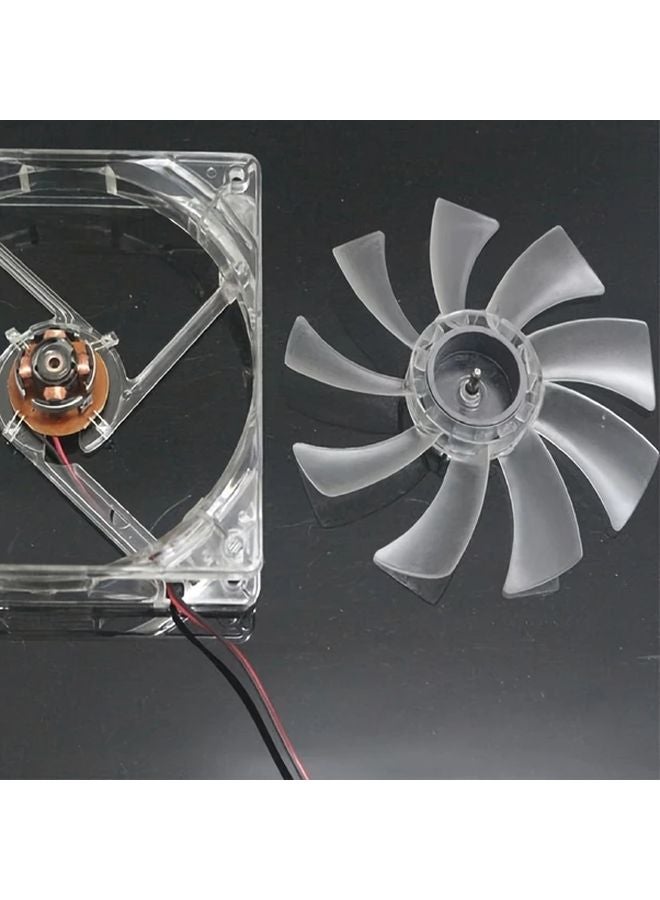 مروحة تبين علبة 4.72 بوصة ضوء أبيض إمداد طاقة صامت مبرد LED - Image 3