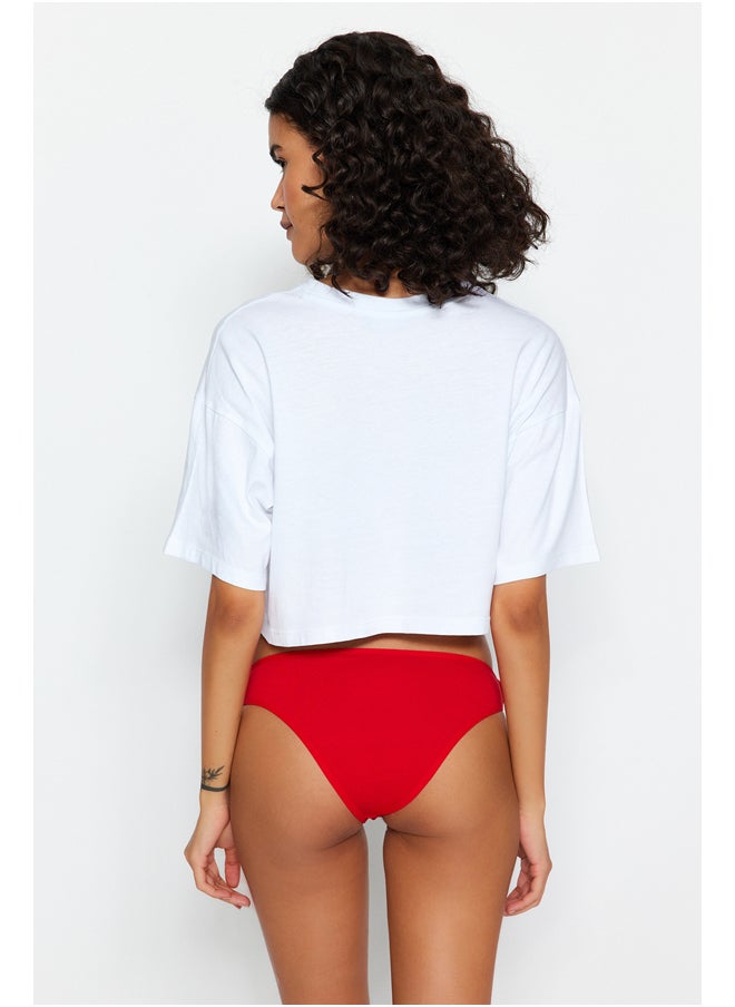 trendyol - 3-Pack Red Christmas Brazilian Briefs THMAW24KU00015 - Image 1