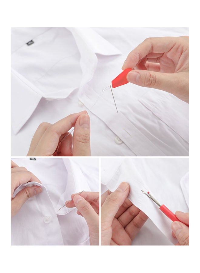 NIBEMINENT DIY Sewing Supplies Kit With Case Multicolour - Image 4