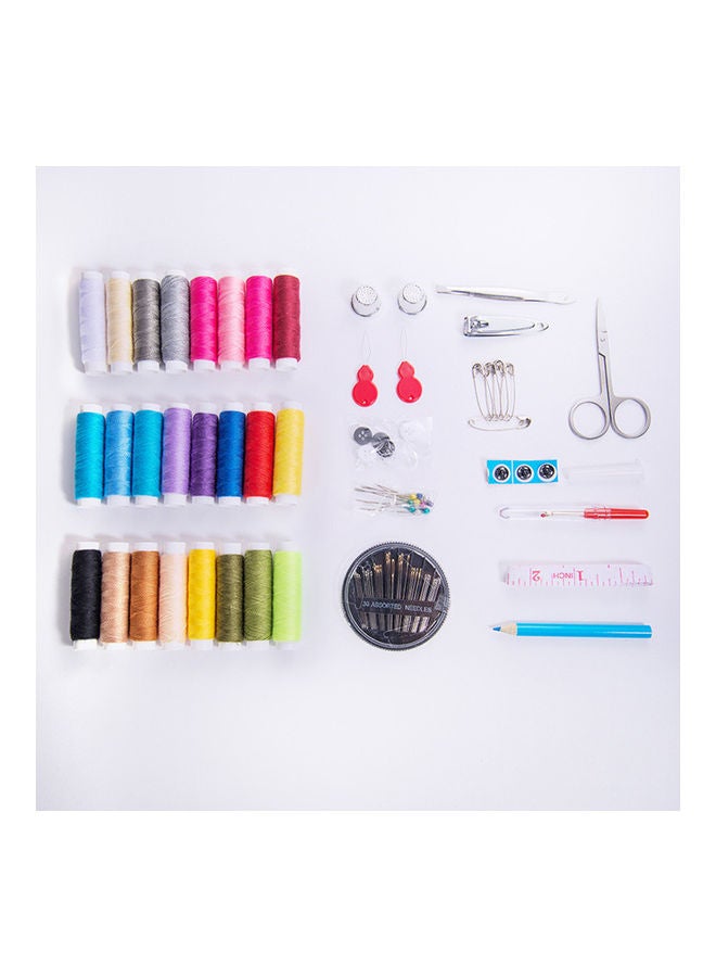 NIBEMINENT DIY Sewing Supplies Kit With Case Multicolour - Image 5