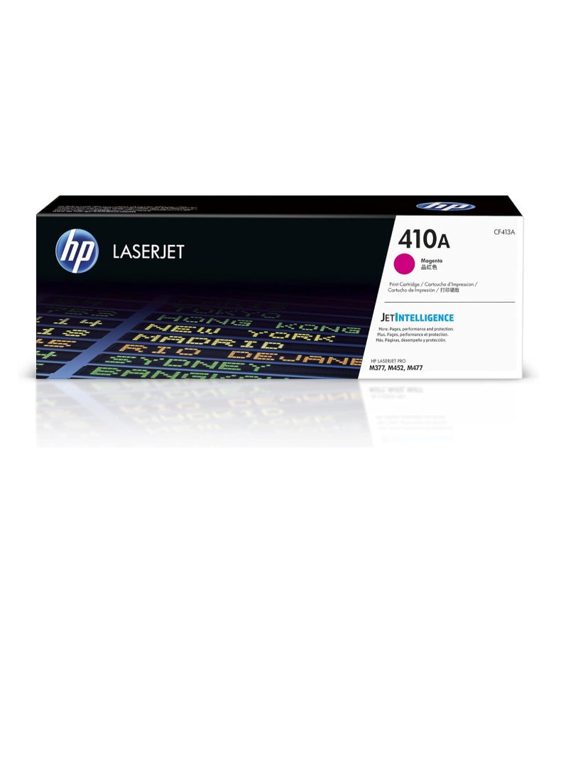 HP Toner Hp 410A Magenta Original Laserjet Toner Cartridge Magenta Cf413A for HP Color LaserJet Pro M377/M452/MFP M477 - Image 1