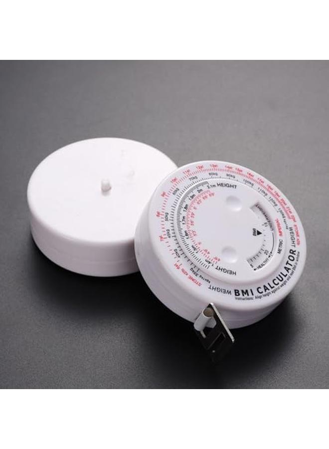 إي سي في في Bmi أشرطة القياس Bmi عجلة حاسبة مؤشر كتلة الجسم حاسبة شريط القياس للجسم الخصر الوزن الصحة قياس دقيق - Image 4