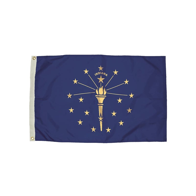 Flag Zone علم الاستقلال نايلون علم إنديانا، 3 × 5'  - Image 3