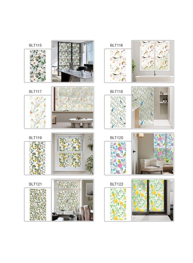 Bluejw Frosted Window Decorative Film Glass Film Anti-peep Anti-light Film Toilet Bathroom Transparent Opaque Window Stickers - Image 4