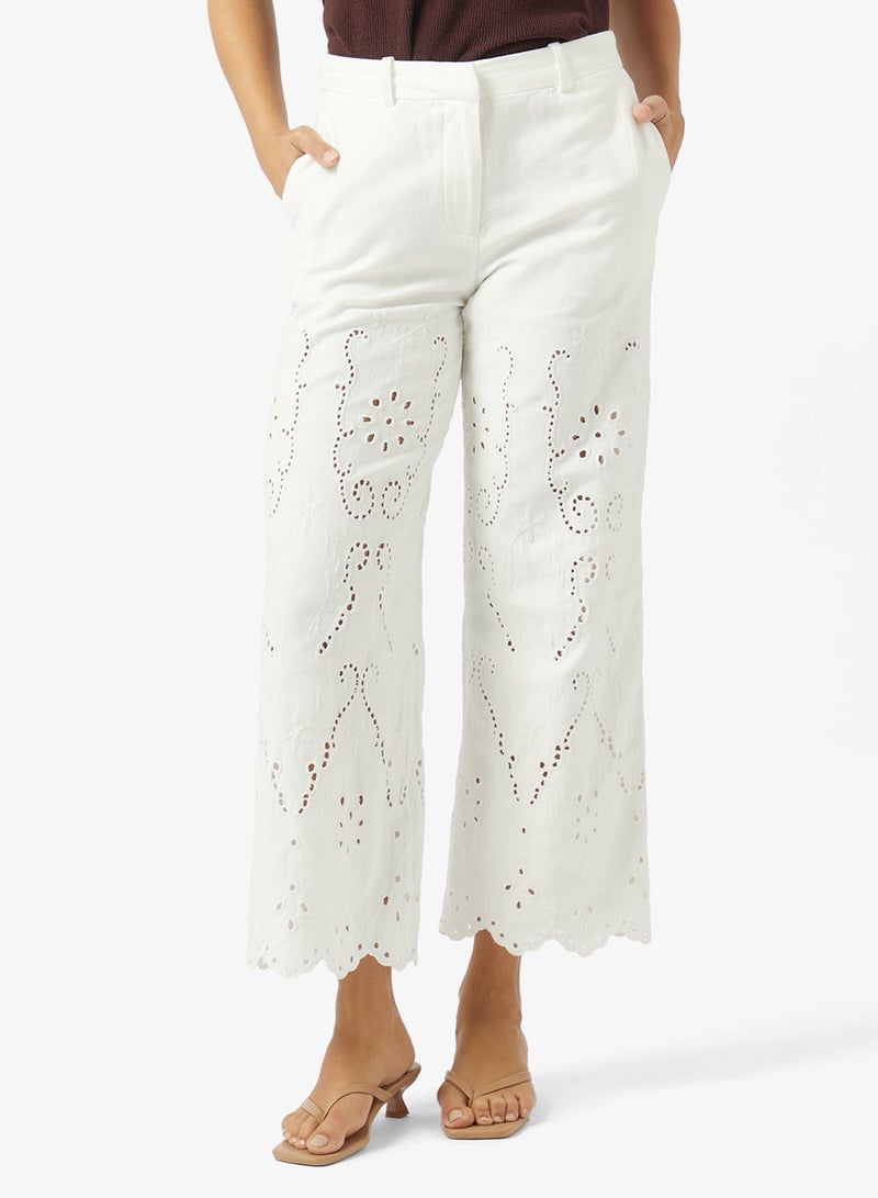 VERO MODA VMLYNG Mid Waist Wide Leg Pants - Image 2