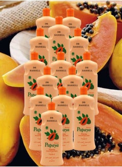RASHELL 14 Pieces Extract Papaya Whitening Hand And Body Lotion 600ML  - Image 1
