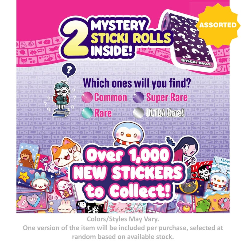 Sticki Rolls Series 2 Wearable Sticker Bracelet Sticki Bands (Assorted) - Image 3
