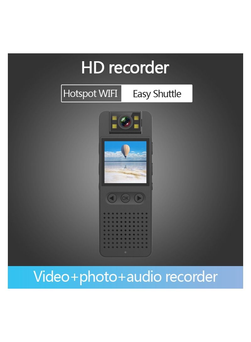 Generic Camera Collar Clip HD 1080p Night Vision Pocket Camera DV Sports Camera Rotating LCD Screen  - Image 5