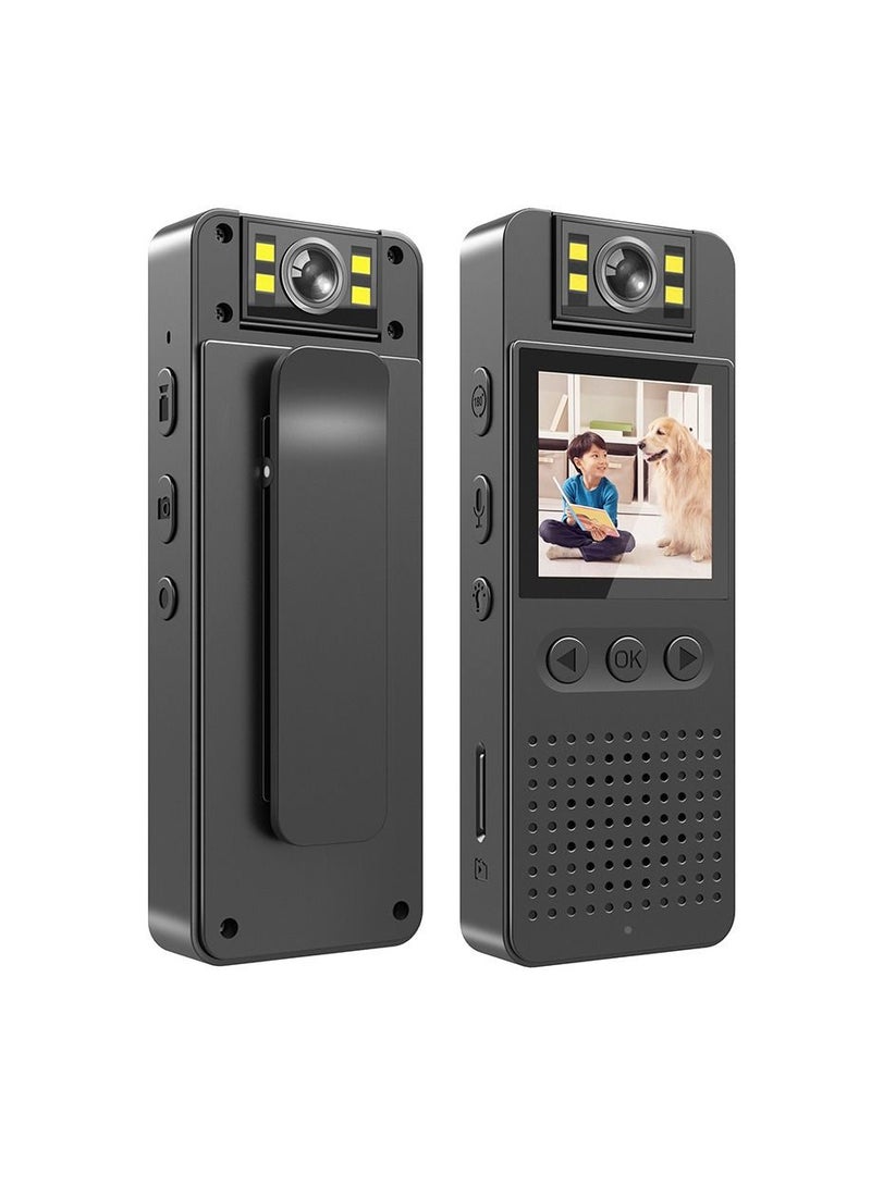 Generic Camera Collar Clip HD 1080p Night Vision Pocket Camera DV Sports Camera Rotating LCD Screen  - Image 1