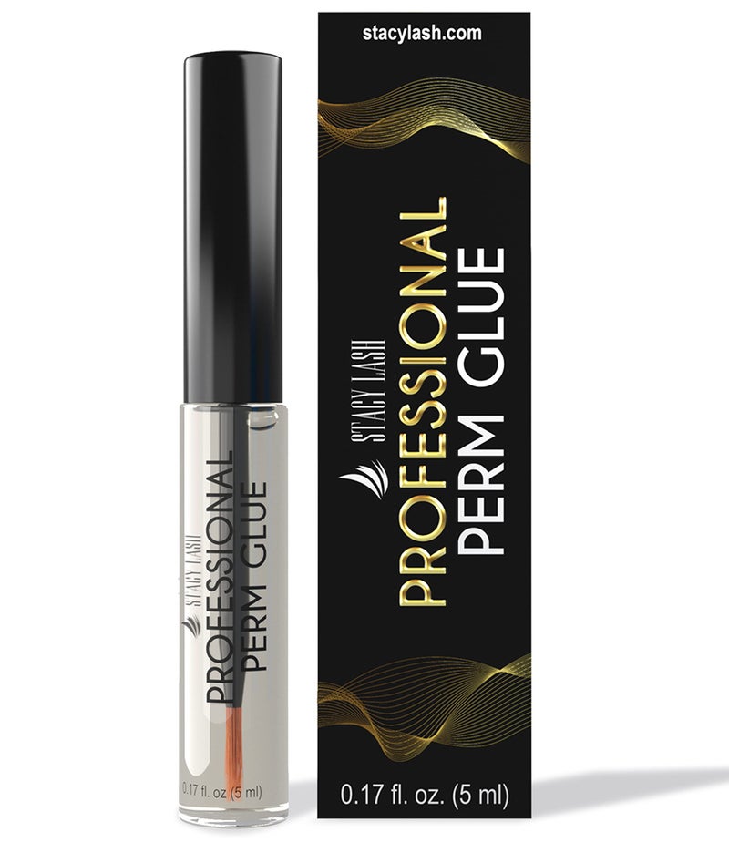 Stacy Lash غراء تجعيد الرموش المحترف STACY LASH / 0.17 أونصة سائلة / 5 مل / غراء رموش شفاف / غراء رفع رموش قابل للذوبان في الماء / مستلزمات للاستخدام المهني والمنزلي - Image 1
